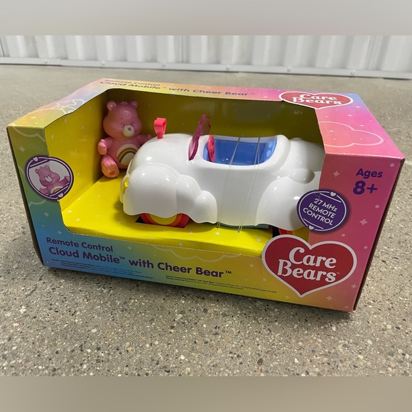 NWT Care Bears Remote Control Cloud Mobile with Pink Rainbow Cheer Bear - Picture 1 of 12
